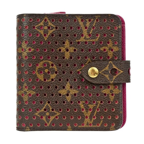 Louis Vuitton Monogram Perfo Compact Zip Wallet - Picture 1 of 7